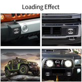 Flush Mount LED Fog Light Super Bright for Off-road